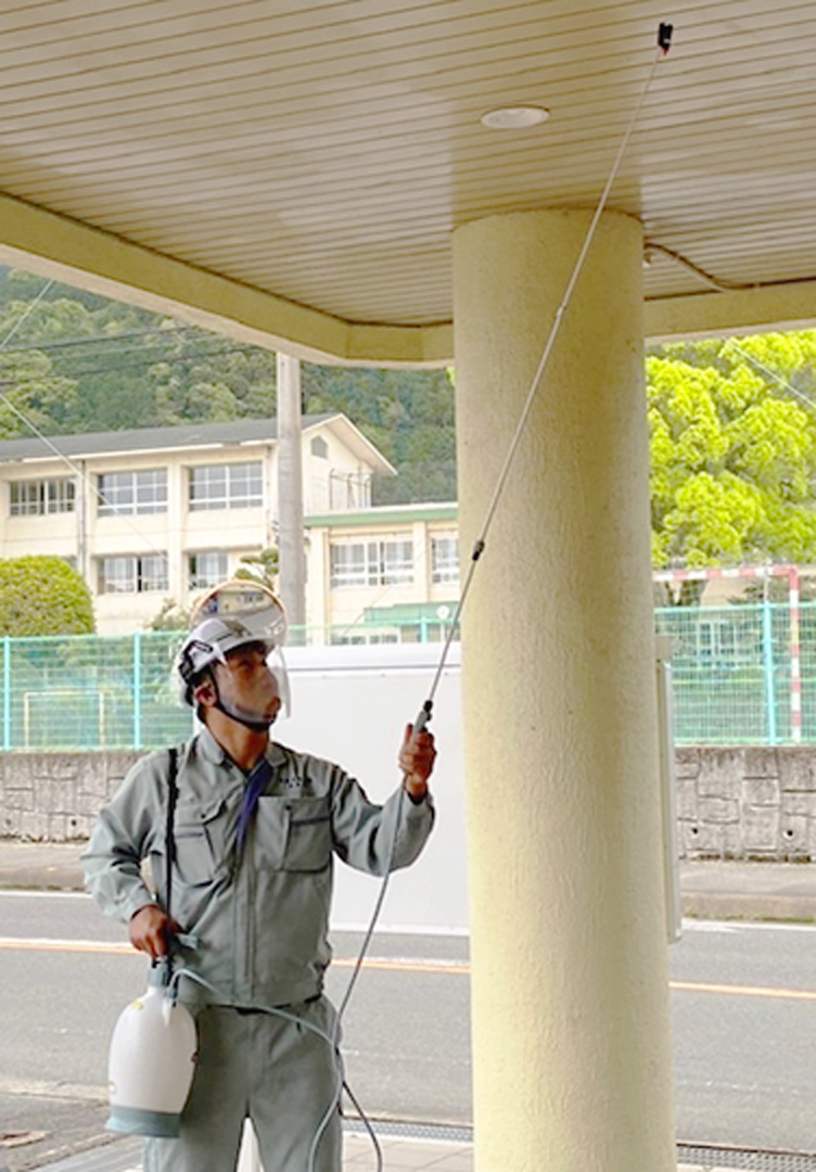 建物に害虫を寄せ付けない