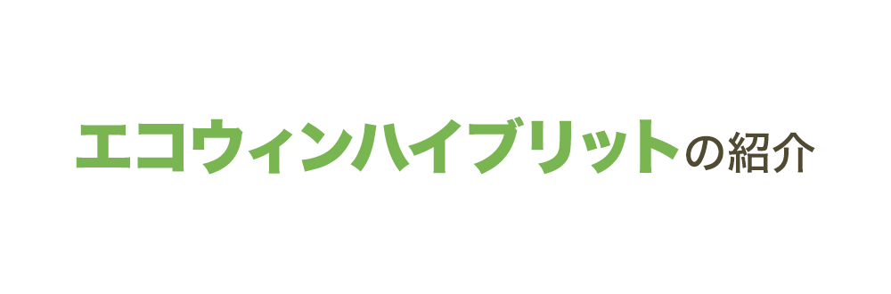 エコウィンハイブリットの紹介